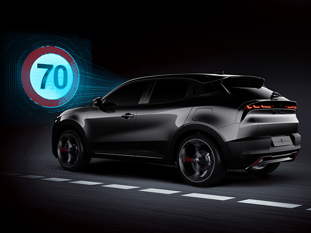 Alfa Romeo Junior - Junior Elettrica 2024 ADAS - Reconnaissance des panneaux de signalisation
