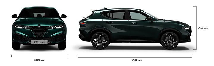 Alfa Romeo Tonale - Dimensions - 2025