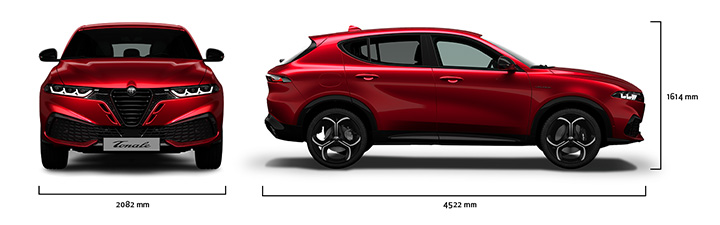 Alfa Romeo Tonale Plug-in Hybrid - Dimensions