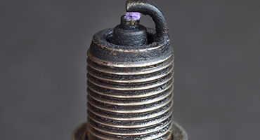 broken spark plug