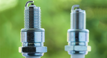 two spark plugs